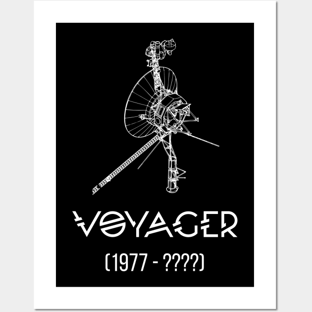 Voyager 1 | White Wall Art by DreamsofDubai